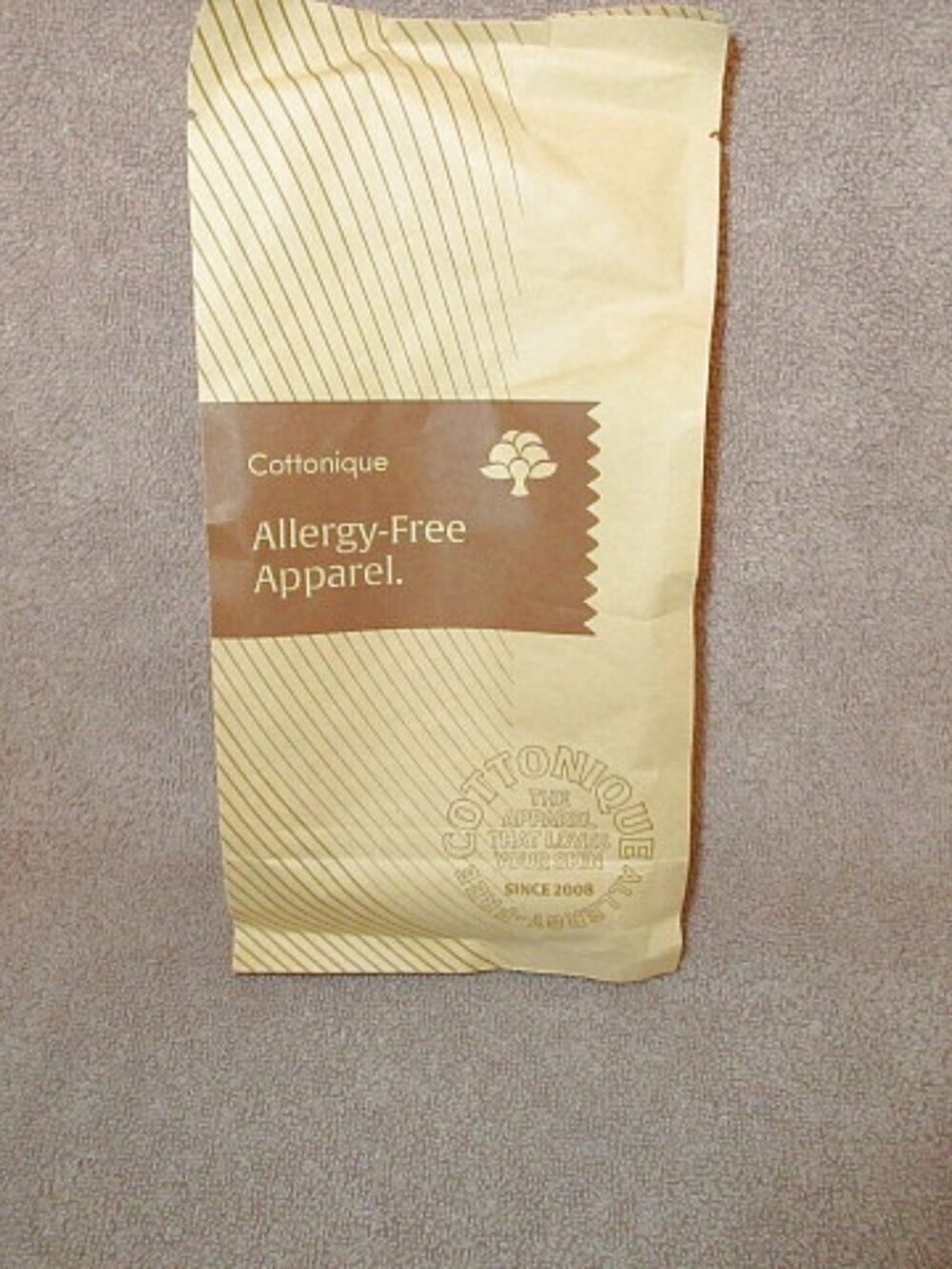 Cottonique Organic Cotton Adult Hypoallergenic Gloves 1 Pair XL Sustainable NEW